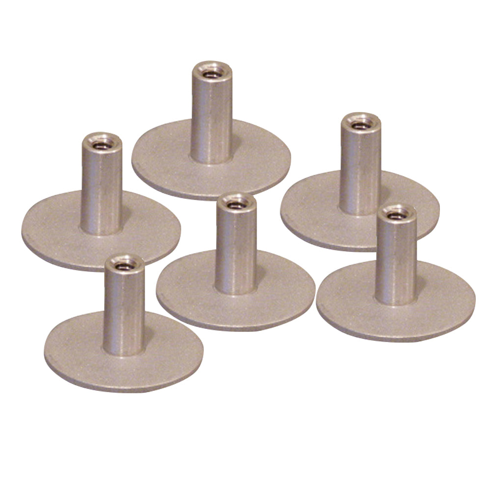 Weld Mount Stainless Steel Standoff 1.25" Base  1/4" x 20 Thread .75    Tall - 6-Pack [142012304] - BuoyMart.com  Tools Weld Mount
