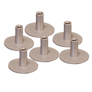 Weld Mount Stainless Steel Standoff 1.25" Base  1/4" x 20 Thread .75    Tall - 6-Pack [142012304] - BuoyMart.com  Tools Weld Mount