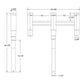 TACO Deluxe Trident Rod Holder Cluster Straight [F31-0780BXY-1] - BuoyMart.com  Rod Holders TACO Marine