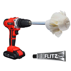 Flitz Buff Ball - Super Mini 2" - White w/1.76oz Tube Flitz Polish [SM 10250-50] - BuoyMart.com  Cleaning Flitz