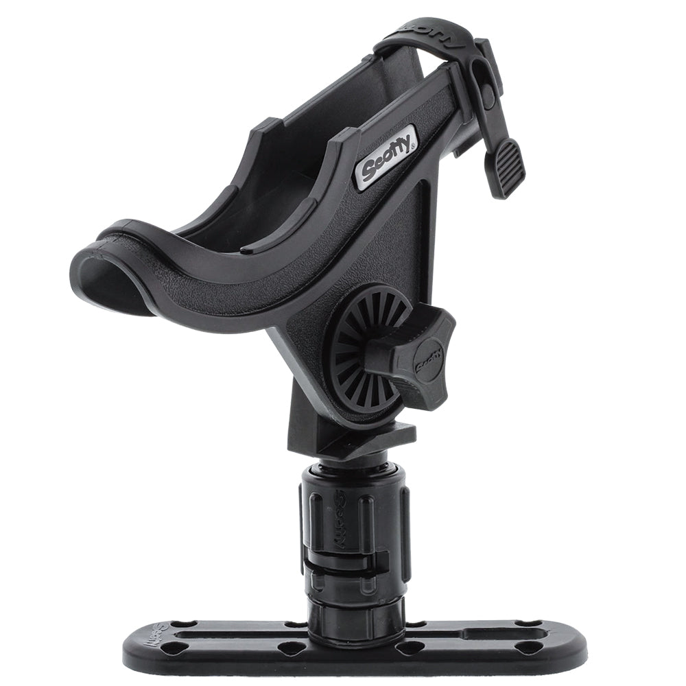 Scotty 282 Baitcaster Rod HolderTrack Combo w/Gearhead & 4" Track [0282-BK] - BuoyMart.com  Rod Holders Scotty
