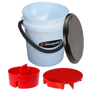 Shurhold One Bucket Kit - 5 Gallon - White [2461] - BuoyMart.com  Cleaning Shurhold