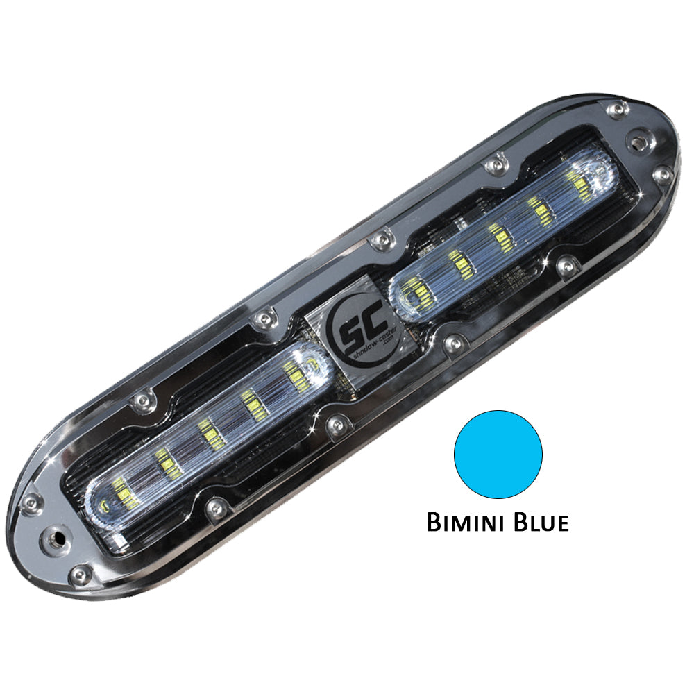Shadow-Caster SCM-10 LED Underwater Light w/20' Cable - 316 SS Housing - Bimini Blue [SCM-10-BB-20] - BuoyMart.com  Underwater Lighting Shadow-Caster LED Lighting