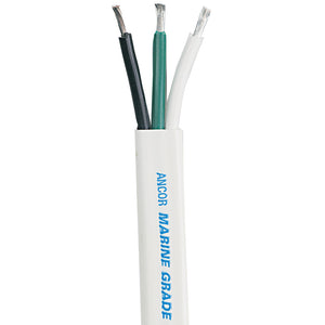 Ancor White Triplex Cable - 6/3 AWG - Flat - 100' [130710] - BuoyMart.com  Wire Ancor