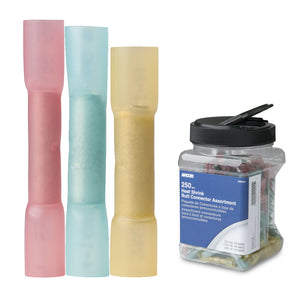 Ancor Heat Shrink Butt Connector Multi-Pack - 250-Piece - Jar [309000] - BuoyMart.com  Terminals Ancor