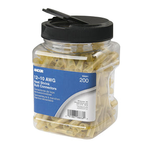 Ancor 12-10 AWG Heat Shrink Butt Connector - 200-Pieces - Jar [309201] - BuoyMart.com  Terminals Ancor