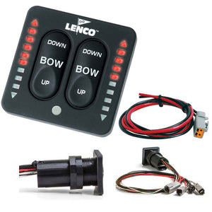 Lenco LED Indicator Integrated Tactile Switch Kit w/Pigtail f/Single Actuator Systems [15170-001] - BuoyMart.com  Trim Tab Accessories Lenco Marine