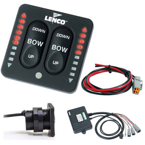 Lenco LED Indicator Two-Piece Tactile Switch Kit w/Pigtail f/Single Actuator Systems [15270-001] - BuoyMart.com  Trim Tab Accessories Lenco Marine