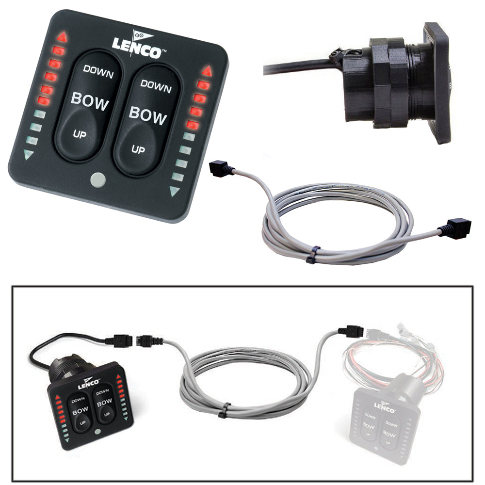 Lenco Flybridge Kit f/ LED Indicator Key Pad f/All-In-One Integrated Tactile Switch - 30' [11841-003] - BuoyMart.com  Trim Tab Accessories Lenco Marine