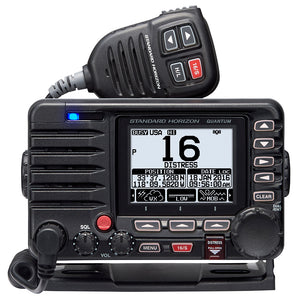 Standard Horizon Quantum GX6000 25W Commercial Grade Fixed Mount VHF w/NMEA 2000, Integrated AIS receiver,  Speaker Mic [GX6000] - BuoyMart.com  VHF - Fixed Mount Standard Horizon