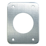 Tigress T-Top Aluminum Backing Plates - 5" x 6-1/2" x 1/4" - Pair [88932] - BuoyMart.com  Outrigger Accessories Tigress