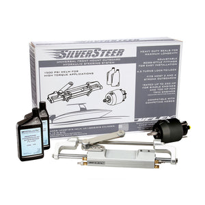 Uflex SilverSteer 2.0 High-Performance Front Mount Outboard Hydraulic Steering System - 1500PSI FM V2 [SILVERSTEER2.0B] - BuoyMart.com  Steering Systems Uflex USA