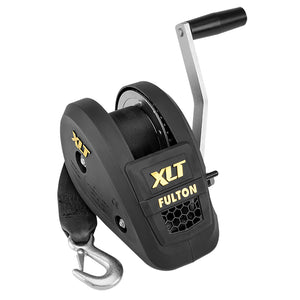 Fulton 1500lb Single Speed Winch w/20' Strap Included - Black Cover [142311] - BuoyMart.com  Trailer Winches Fulton
