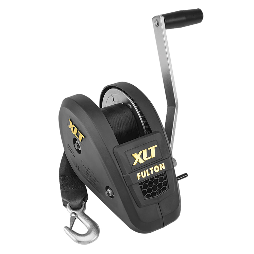 Fulton 1800lb Single Speed Winch w/20' Strap Included - Black Cover [142314] - BuoyMart.com  Trailer Winches Fulton