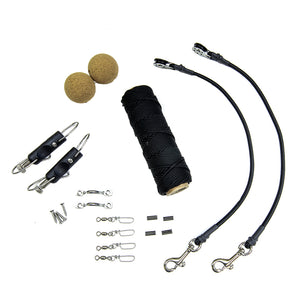 Tigress Elite Rigging Kit - Black Nylon [88603] - BuoyMart.com  Outrigger Accessories Tigress