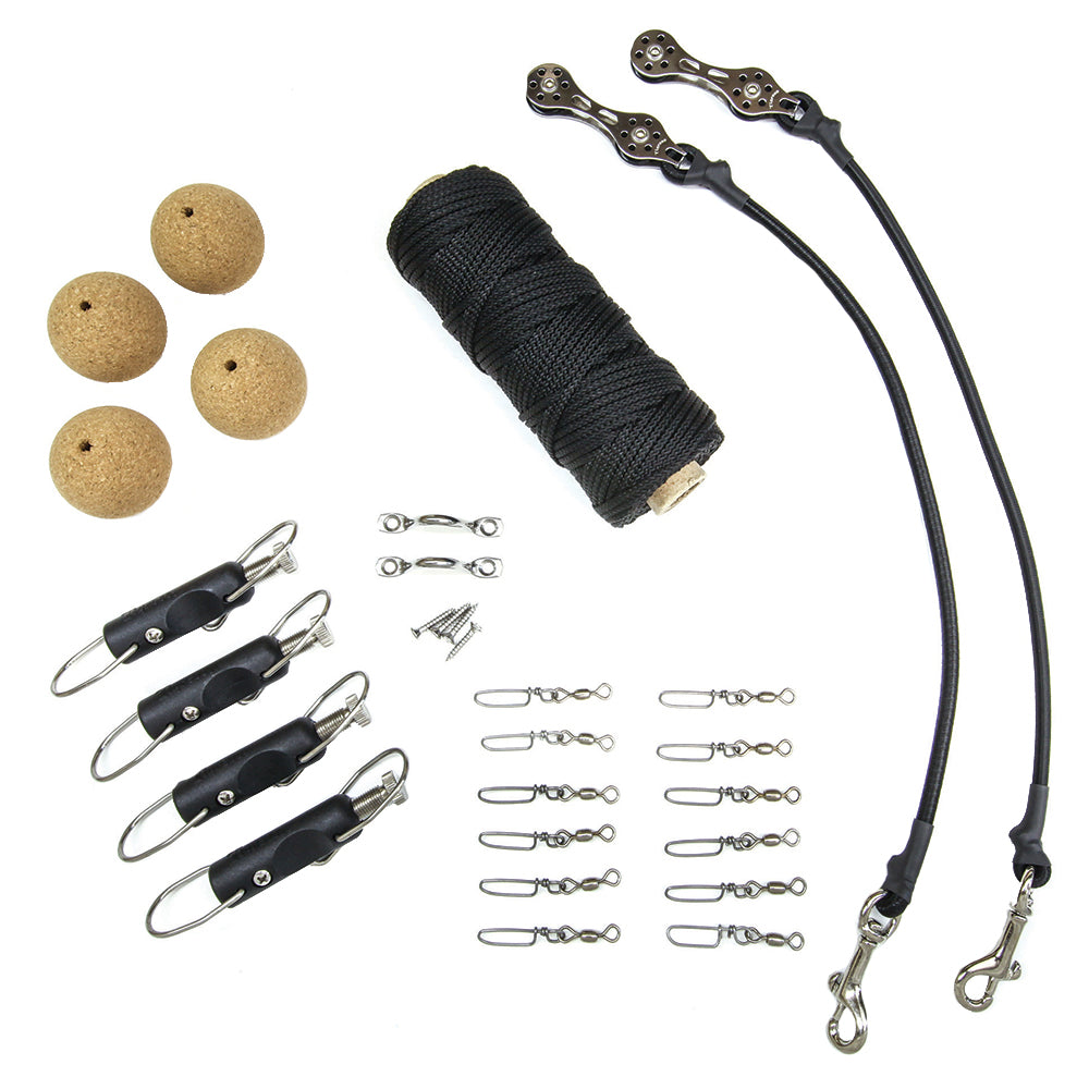 Tigress Ultimate Rigging Kit - Black Nylon [88605] - BuoyMart.com  Outrigger Accessories Tigress