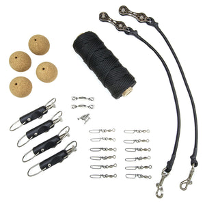 Tigress Ultimate Rigging Kit - Black Nylon [88605] - BuoyMart.com  Outrigger Accessories Tigress
