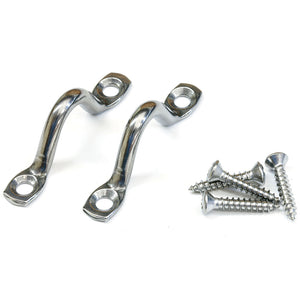 Tigress Stainless Steel Pad Eyes w/Stainless Steel Screws [88667] - BuoyMart.com  Outrigger Accessories Tigress