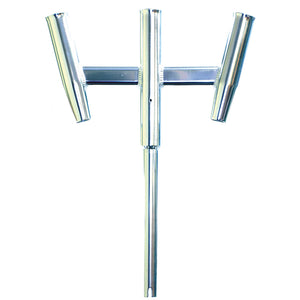 Tigress Triple Aluminum Kite Rod Holder - Straight Butt - Polished [88159] - BuoyMart.com  Rod Holders Tigress