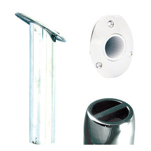 Tigress Oval Head SS Gunnel Mount Rod Holder - 30 Degree - 9" [88525] - BuoyMart.com  Rod Holders Tigress