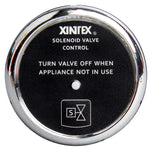 Fireboy-Xintex Propane Control  Solenoid Valve w/Chrome Bezel Display [C-1C-R] - BuoyMart.com  Fume Detectors Fireboy-Xintex