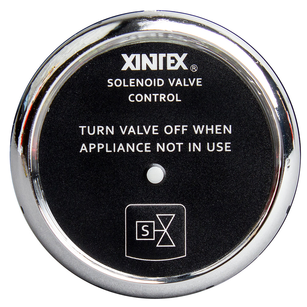 Fireboy-Xintex Propane Control  Solenoid Valve w/Chrome Bezel Display [C-1C-R] - BuoyMart.com  Fume Detectors Fireboy-Xintex