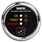 Fireboy-Xintex Propane Fume Detector w/Plastic Sensor - No Solenoid Valve - Chrome Bezel Displa [P-1C-R] - BuoyMart.com  Fume Detectors Fireboy-Xintex