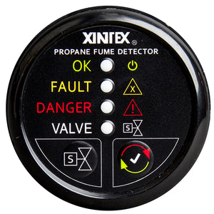 Fireboy-Xintex Propane Fume Detector w/Plastic Sensor  Solenoid Valve - Black Bezel Display [P-1BS-R] - BuoyMart.com  Fume Detectors Fireboy-Xintex