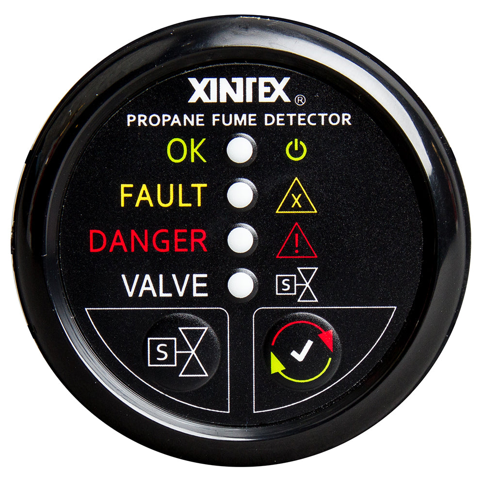 Fireboy-Xintex Propane Fume Detector w/Automatic Shut-Off  Plastic Sensor - No Solenoid Valve - Black Bezel Display [P-1BNV-R] - BuoyMart.com  Fume Detectors Fireboy-Xintex