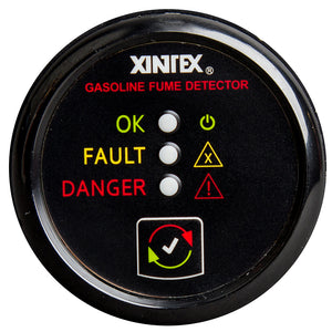 Fireboy-Xintex Gasoline Fume Detector - Black Bezel - 12/24V [G-1B-R] - BuoyMart.com  Fume Detectors Fireboy-Xintex