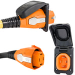 SmartPlug 50 AMP Inlet  Female Cord Connector Combo - Black [B50ASSYPB] - BuoyMart.com  Shore Power SmartPlug