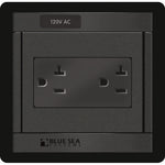 Blue Sea 1479 360 Panel - 120V AC DUal Outlet [1479] - BuoyMart.com  Electrical Panels Blue Sea Systems