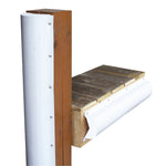 Dock Edge Piling Bumper - One End Capped - 6' - White [1020-F] - BuoyMart.com  Bumpers/Guards Dock Edge