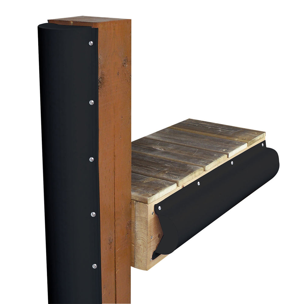 Dock Edge Piling Bumper - One End Capped - 6' - Black [1020-B-F] - BuoyMart.com  Bumpers/Guards Dock Edge