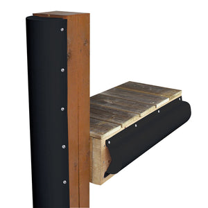 Dock Edge Piling Bumper - One End Capped - 6' - Black [1020-B-F] - BuoyMart.com  Bumpers/Guards Dock Edge