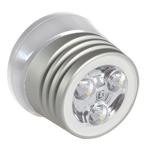 Lumitec Zephyr LED Spreader/Deck Light - Brushed White Base - White Non-Dimming [101325] - BuoyMart.com  Flood/Spreader Lights Lumitec