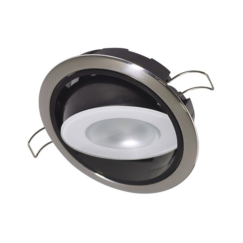 Lumitec Mirage Positionable Down Light - Spectrum RGBW Dimming - Polished Bezel [115117] - BuoyMart.com  Dome/Down Lights Lumitec