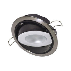 Lumitec Mirage Positionable Down Light - Spectrum RGBW Dimming - Polished Bezel [115117] - BuoyMart.com  Dome/Down Lights Lumitec