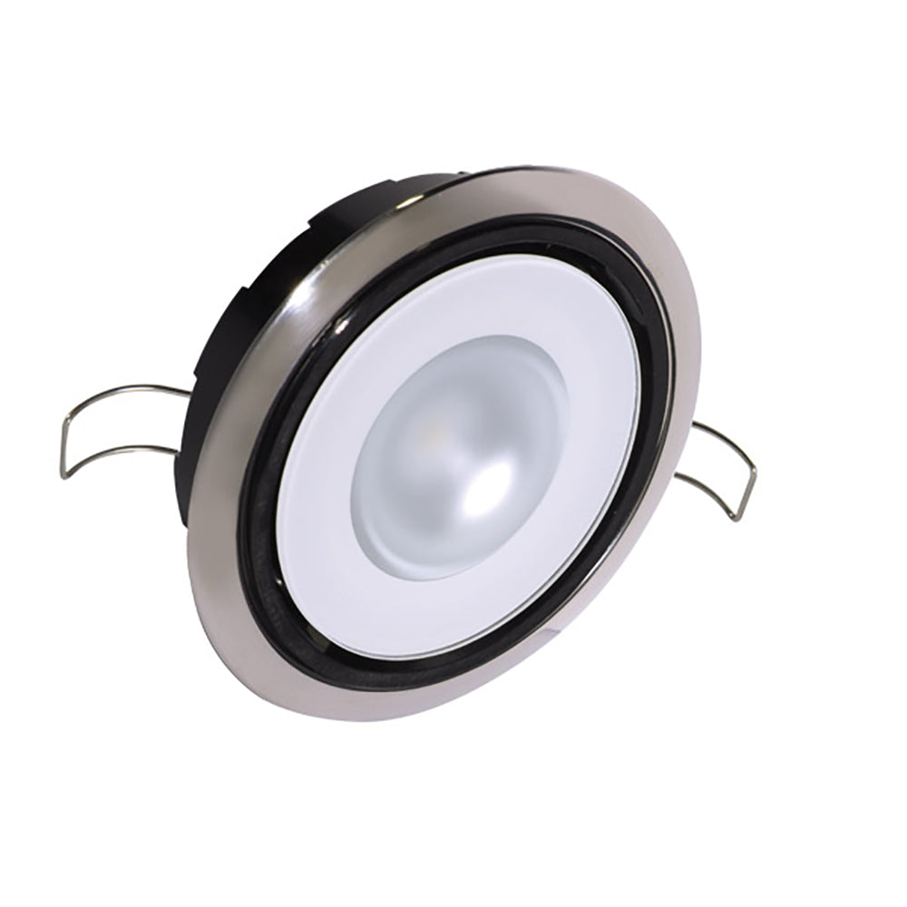 Lumitec Mirage Positionable Down Light - Spectrum RGBW Dimming - Polished Bezel [115117] - BuoyMart.com  Dome/Down Lights Lumitec