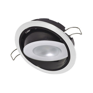 Lumitec Mirage Positionable Down Light - Spectrum RGBW Dimming - White Bezel [115127] - BuoyMart.com  Dome/Down Lights Lumitec