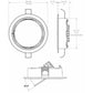 Lumitec Mirage Positionable Down Light - Spectrum RGBW Dimming - White Bezel [115127] - BuoyMart.com  Dome/Down Lights Lumitec