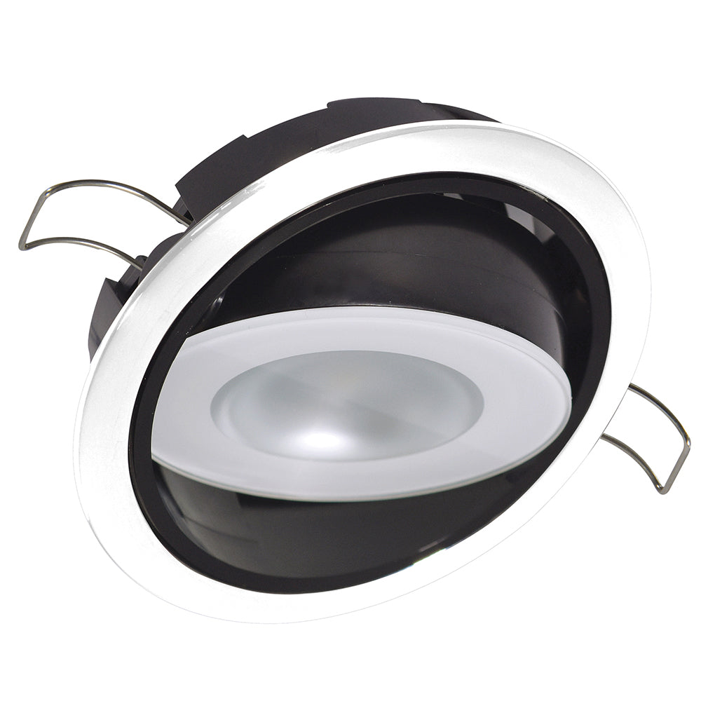 Lumitec Mirage Positionable Down Light - Spectrum RGBW Dimming - White Bezel [115127] - BuoyMart.com  Dome/Down Lights Lumitec