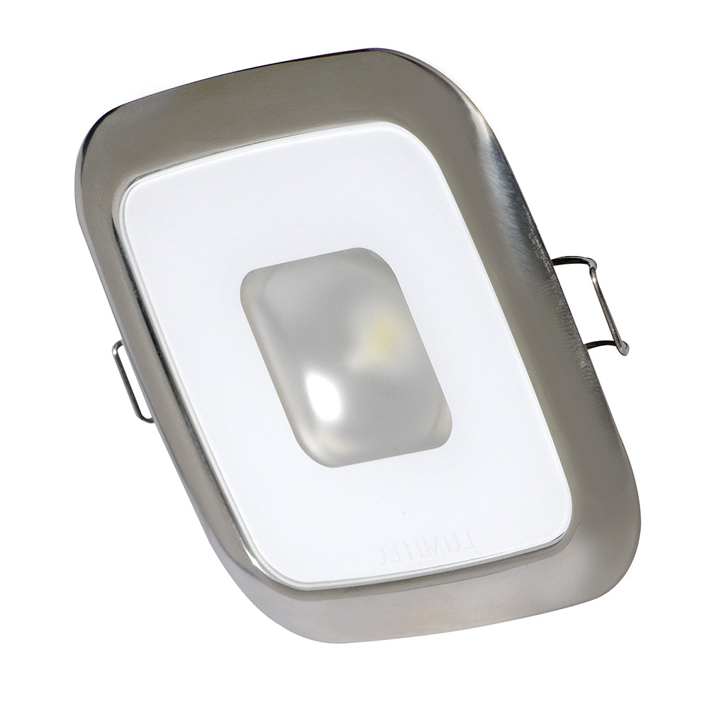 Lumitec Square Mirage Down Light - Spectrum RGBW Dimming - Polished Bezel [116117] - BuoyMart.com  Dome/Down Lights Lumitec