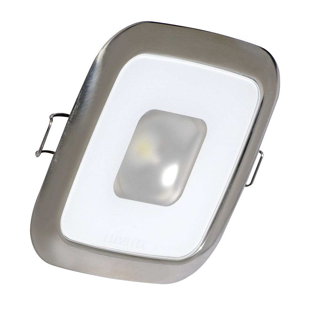 Lumitec Square Mirage Down Light - Spectrum RGBW Dimming - Polished Bezel [116117] - BuoyMart.com  Dome/Down Lights Lumitec