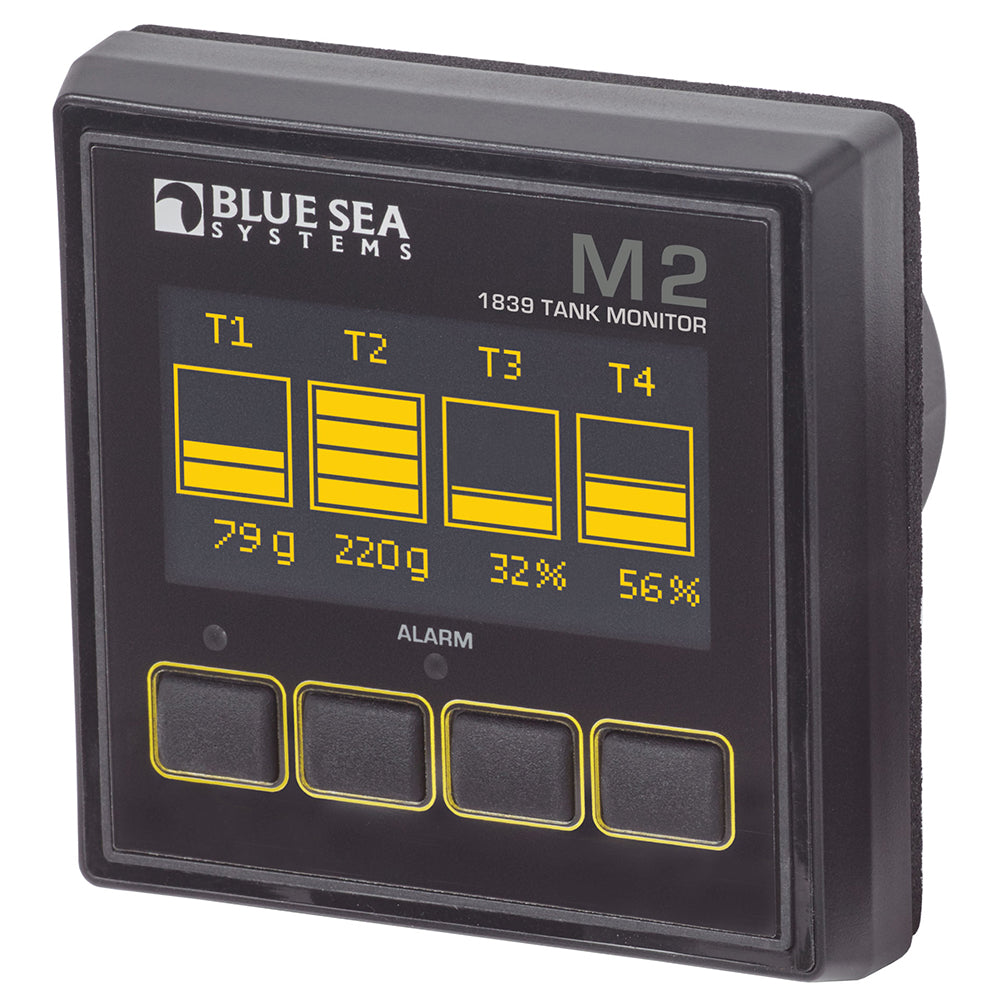 Blue Sea 1839 M2 OLED Tank Monitor [1839] - BuoyMart.com  Meters & Monitoring Blue Sea Systems