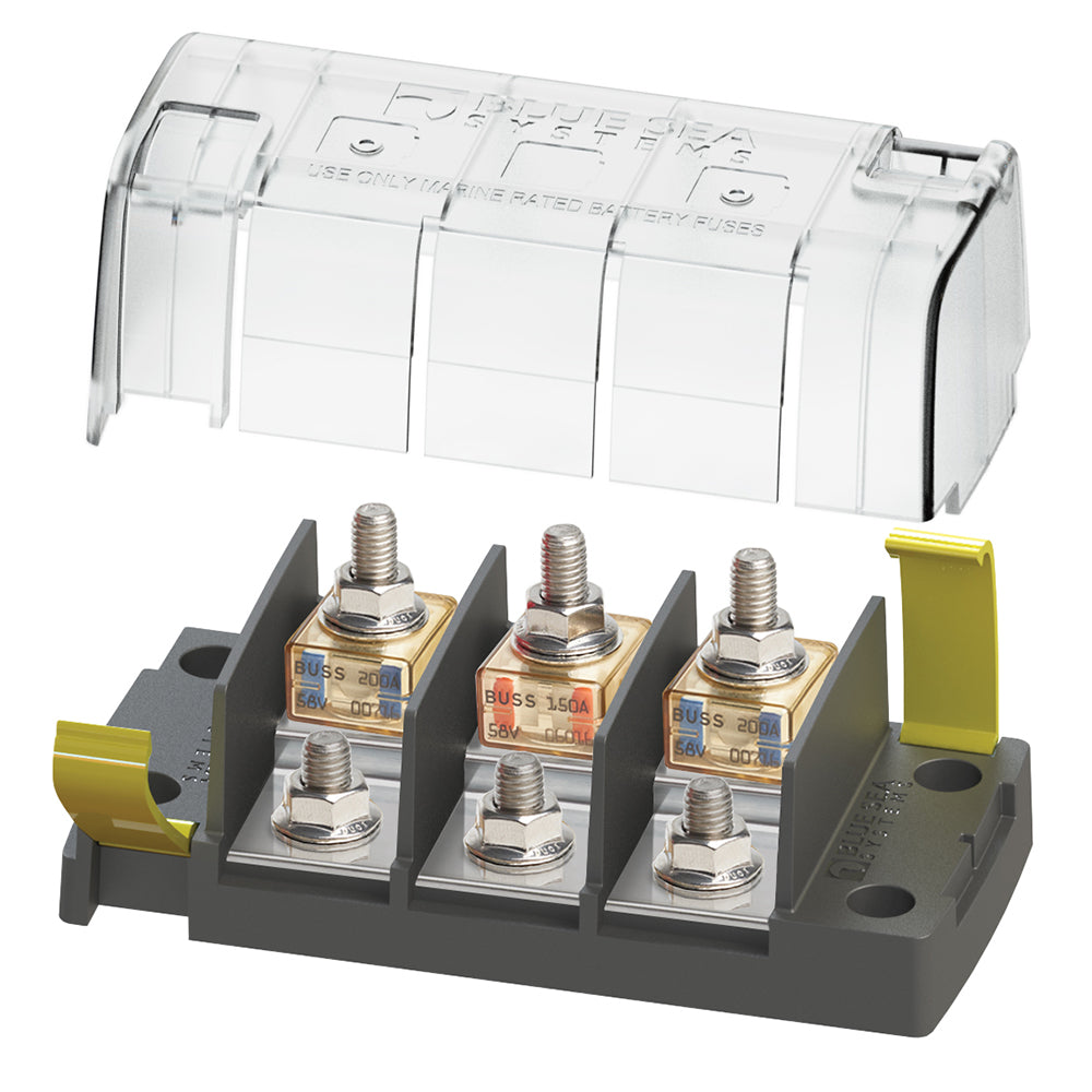 Blue Sea 5194 MRBF Surface Mount 3 Circuit Fuse Block - Independent Source [5194] - BuoyMart.com  Fuse Blocks & Fuses Blue Sea Systems