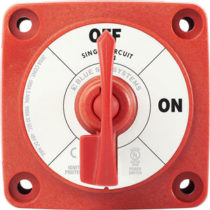 Blue Sea 6004 Single Circuit ON-OFF w/Locking Key - Red [6004] - BuoyMart.com  Battery Management Blue Sea Systems