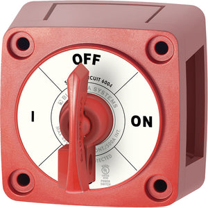 Blue Sea 6004 Single Circuit ON-OFF w/Locking Key - Red [6004] - BuoyMart.com  Battery Management Blue Sea Systems