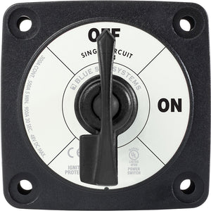 Blue Sea 6004200 Single Circuit ON-OFF w/Locking Key - Black [6004200] - BuoyMart.com  Battery Management Blue Sea Systems