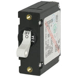Blue Sea 7197 A-Series White Toggle Circuit Breaker - Single Pole 2.5A [7197] - BuoyMart.com  Circuit Breakers Blue Sea Systems